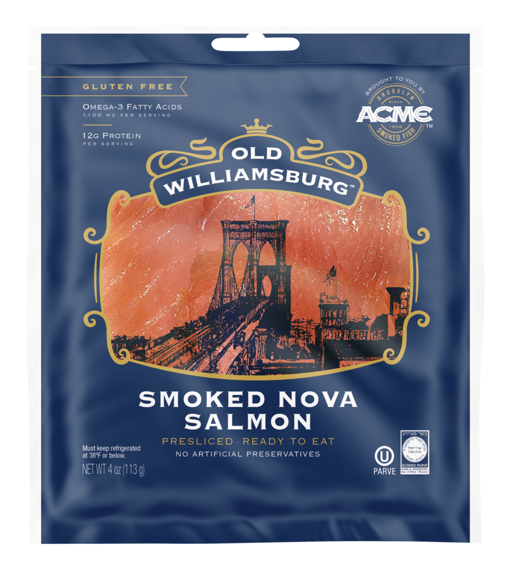 Old Williamsburg Smoked Nova Salmon 4 oz